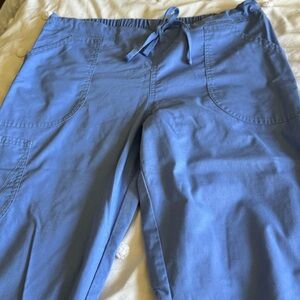 Blue Scrub Pants.